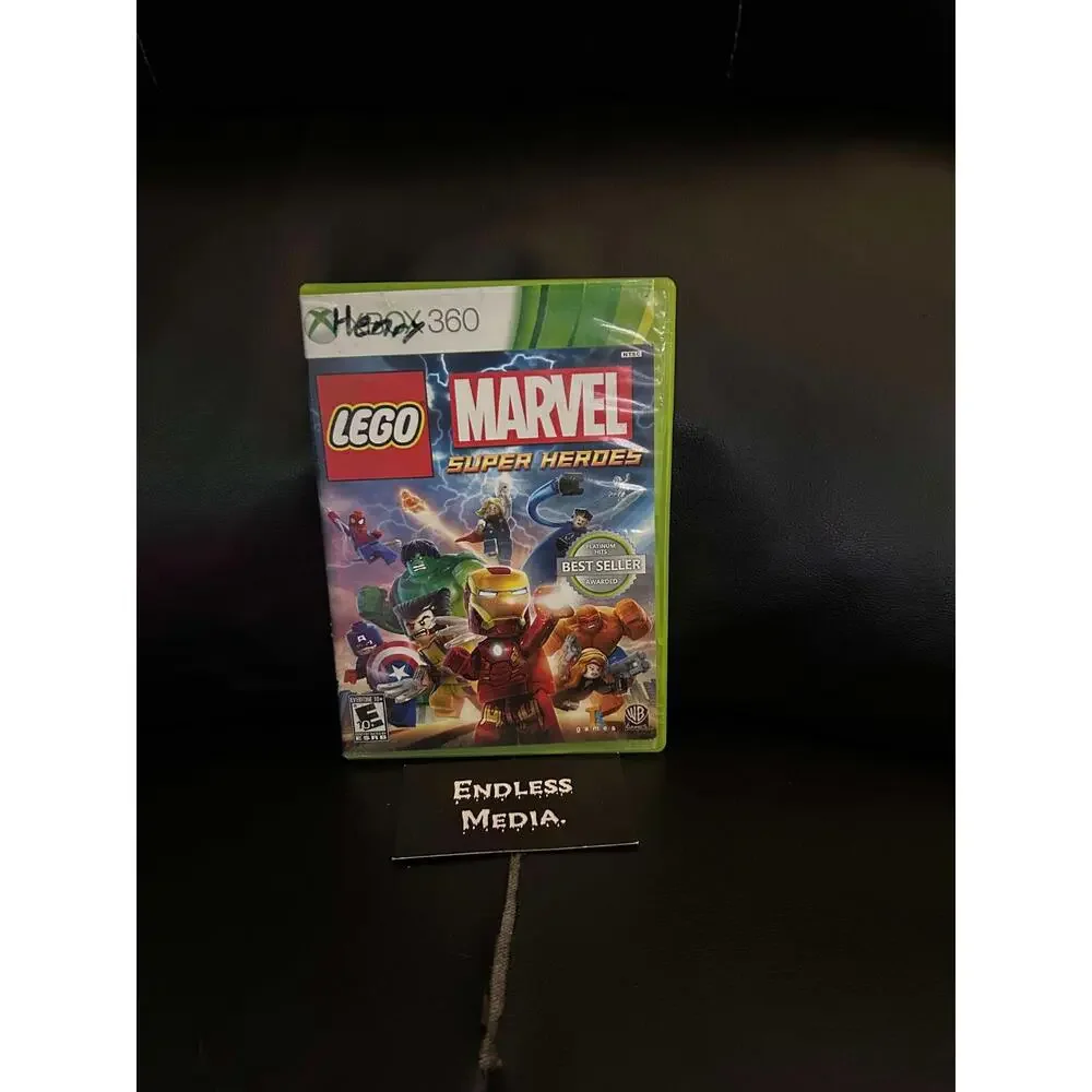 LEGO Marvel Super Heroes Microsoft Xbox 360 Box only Video Game